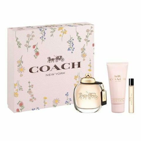 Coach New York Woman Eau de Parfum 90mL 3 Piece Set