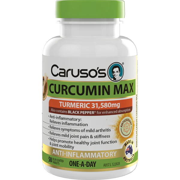 Caruso's Natural Health Curcumin Max 50 Tablets