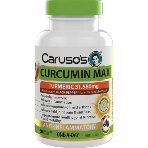 Caruso's Natural Health Curcumin Max 50 Tablets