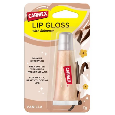Carmex Lip Gloss with Shimmer Tube Vanilla 10g