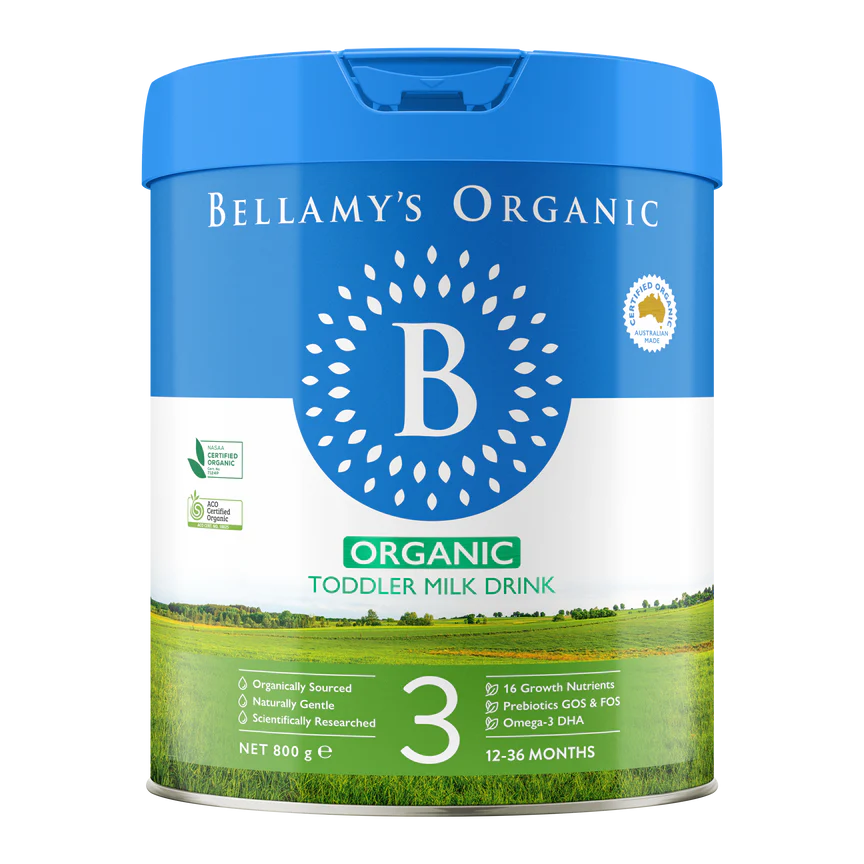 Bellamy's Organic Stage 3 Toddler Milk Drink 12 - 36 Months 800g
