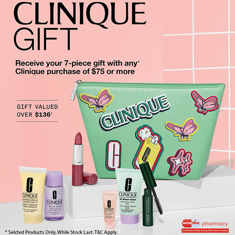 🎁 CLINIQUE 7 Piece Gift GWP (100% off)