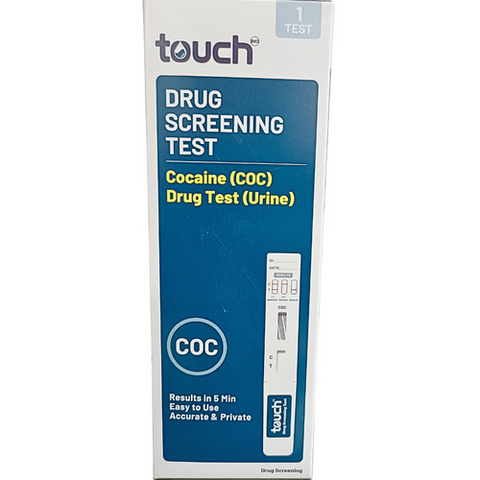 TouchBio Drug Screening Test Cocaine (COC) Urine Test 1 Pack