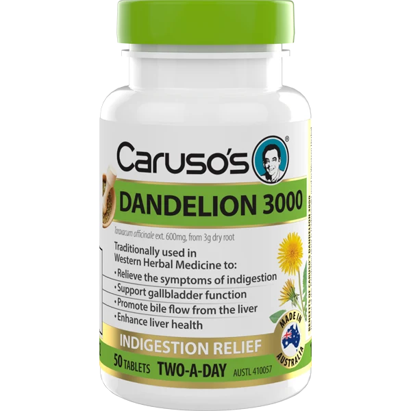 Caruso's Dandelion 3000 50 Tablets