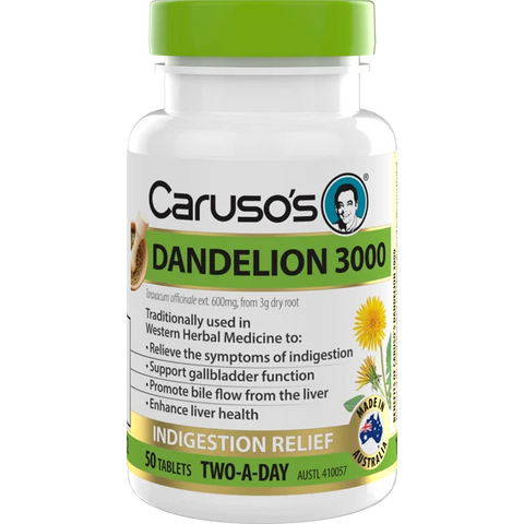 Caruso's Dandelion 3000 50 Tablets