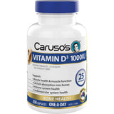 Caruso's Natural Health Vitamin D3 1000IU 250 Capsules