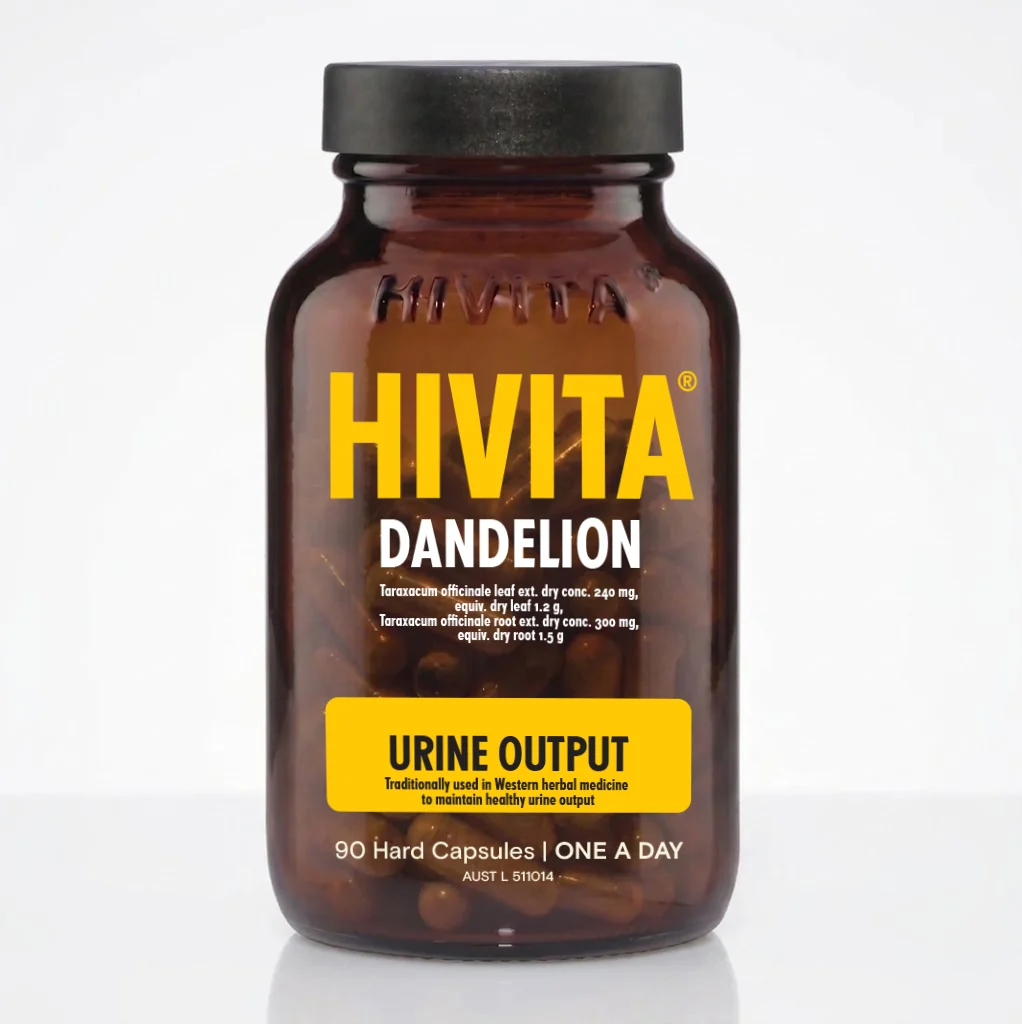 Hivita Dandelion Urine Output 90 Capsules