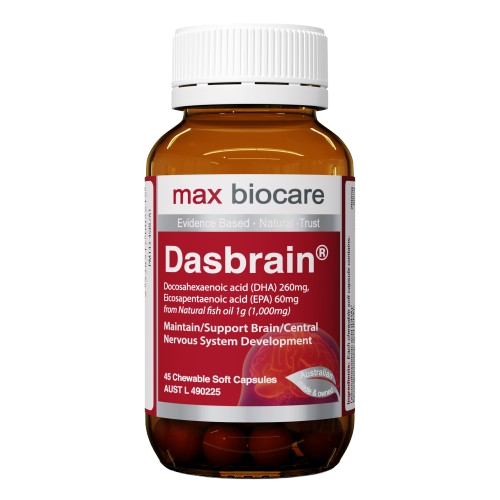 Max BioCare Dasbrain 45 Chewable Soft Capsules
