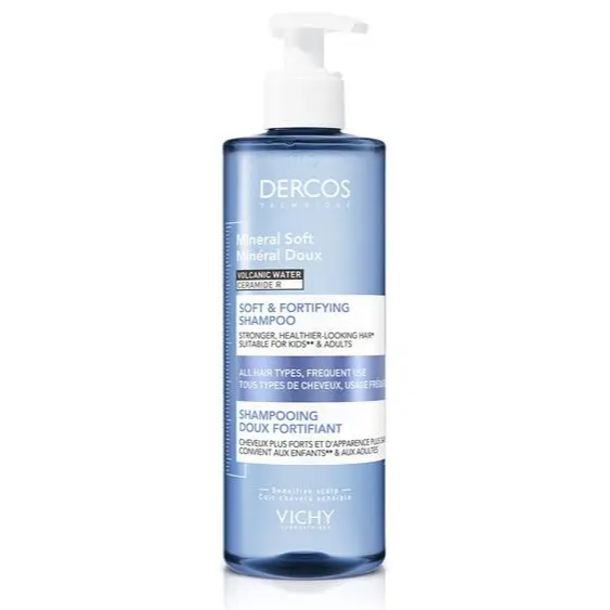 Dercos Mineral Soft Shampoo 400mL