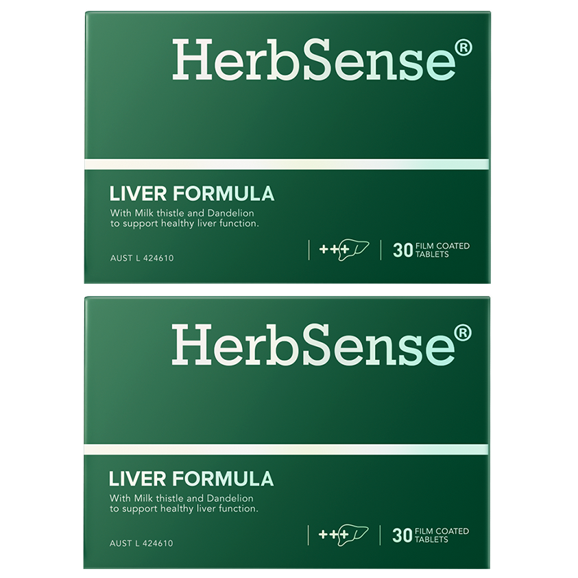 Herbsense Liver Formula 2 x 30 Film Coated Tablets - Special Bundle