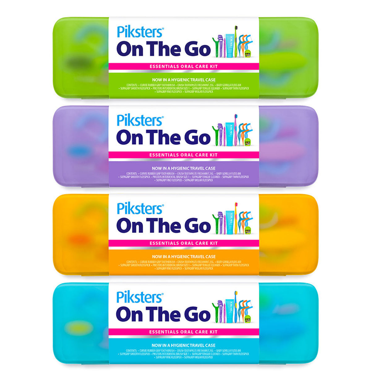 Piksters On the Go Essential Oral Care Kit - Adult