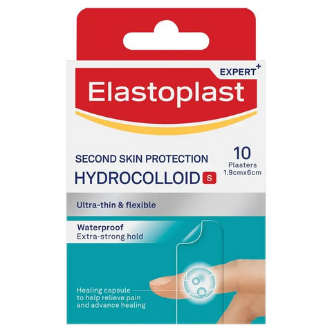 Elastoplast Second Skin Hydrocolloid 1.9cm x 6cm 10 Plasters