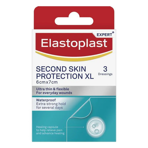 Elastoplast Second Skin Protection Strips XL 6cm x 7cm 3 Pack