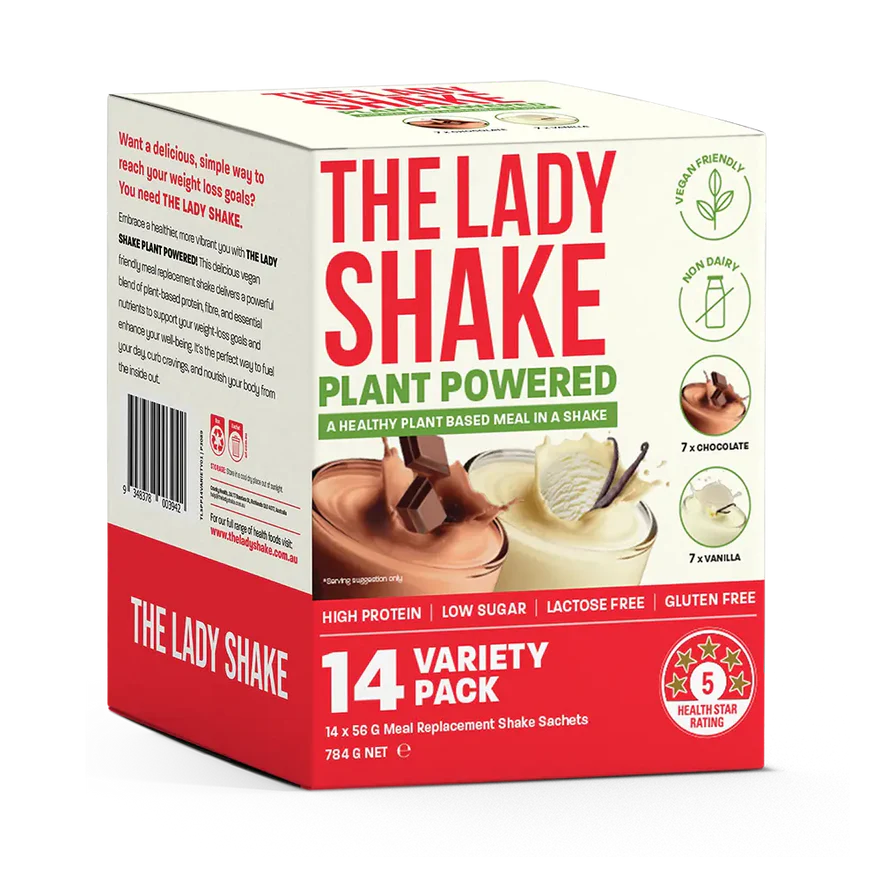 The Lady Shake Plant Powered Variety 56g x 14 Pack