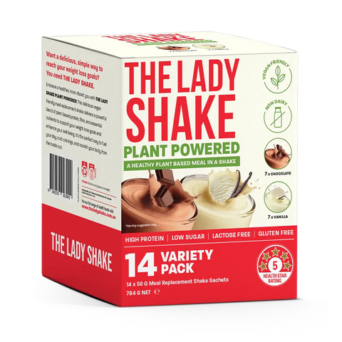 The Lady Shake Plant Powered Variety 56g x 14 Pack