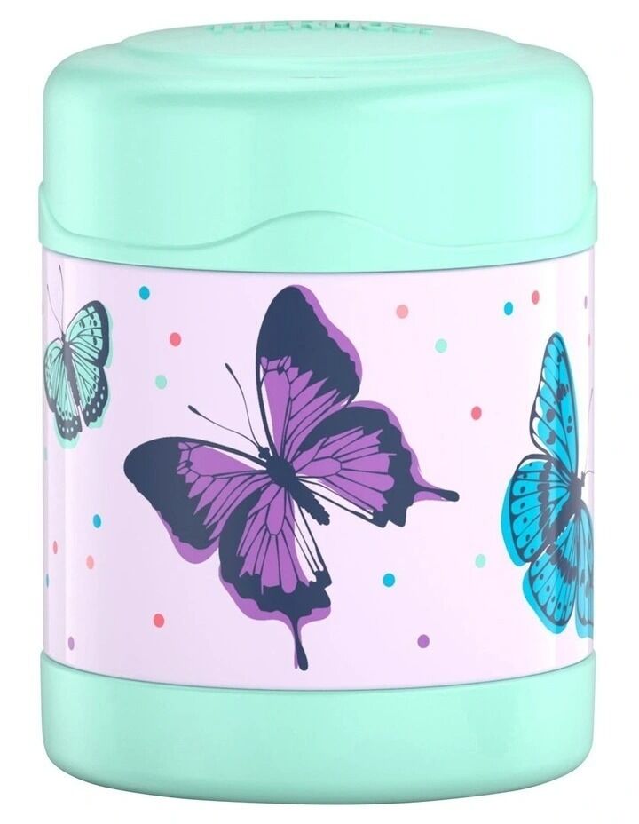 Thermos FUNtainer Vacuum Insulated Food Jar Butterfly Frenzy 290mL