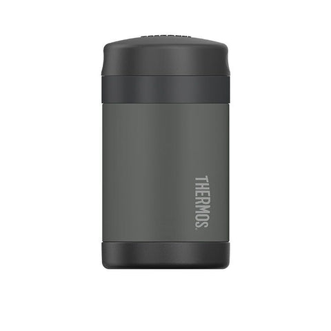 Thermos FUNtainer Vacuum Insulated Food Jar with Spoon Charcoal 470ml Charcoal