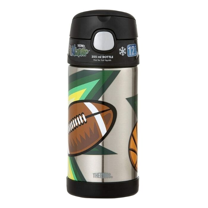 Thermos FUNtainer Vacuum Insulated Drink Bottle Multisport 355mL