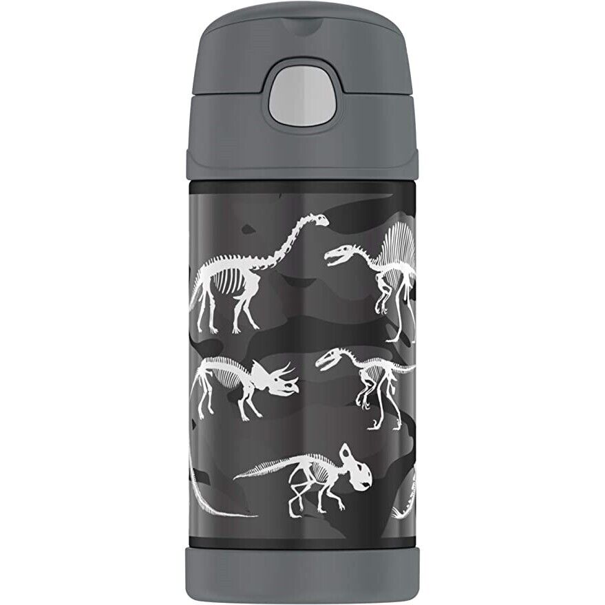 Thermos FUNtainer Vacuum Insulated Drink Bottle Dinosaurs 355mL