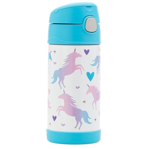 Thermos FUNtainer Vacuum Insulated Drink Bottle Unicorn 355mL
