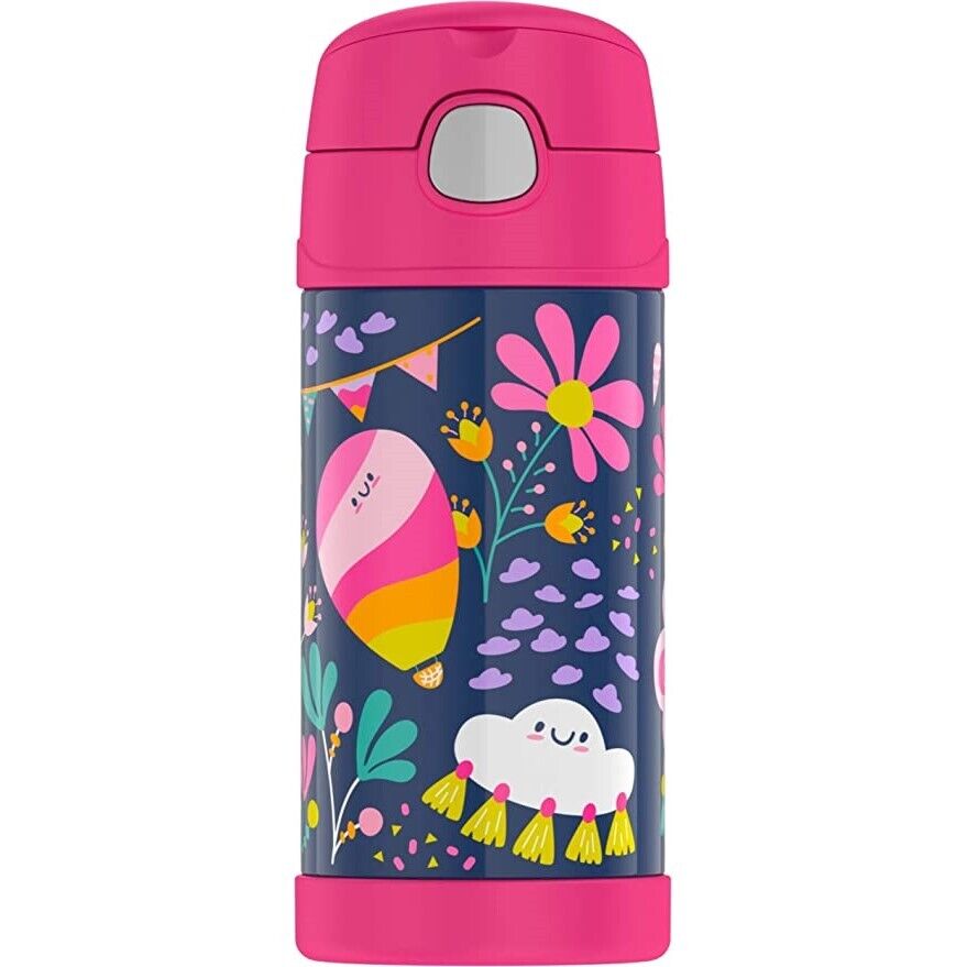 Thermos FUNtainer Vacuum Insulated Drink Bottle Whimsical Cloud 355mL