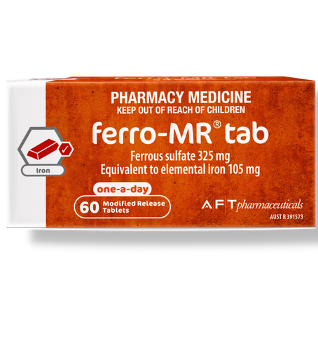 Ferro-MR Tab 325mg 60 Tablets (Limit ONE per Order)