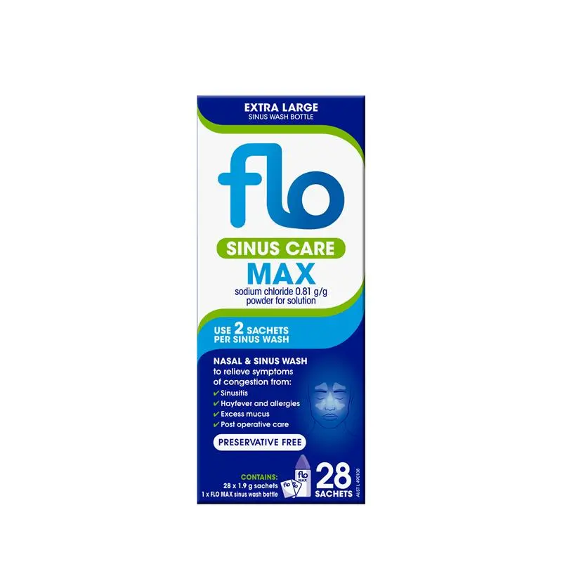 FLO Sinus Care Max Kit 28 Sachets