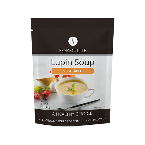 Formulite Lupin Soup Bag - Vegetable Flavour 500g - 14 Serves (Expiry 06/2024)