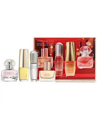 ESTEE LAUDER Fragrance Treasures Eau de Parfum 4 Piece Miniature Holiday Gift Set