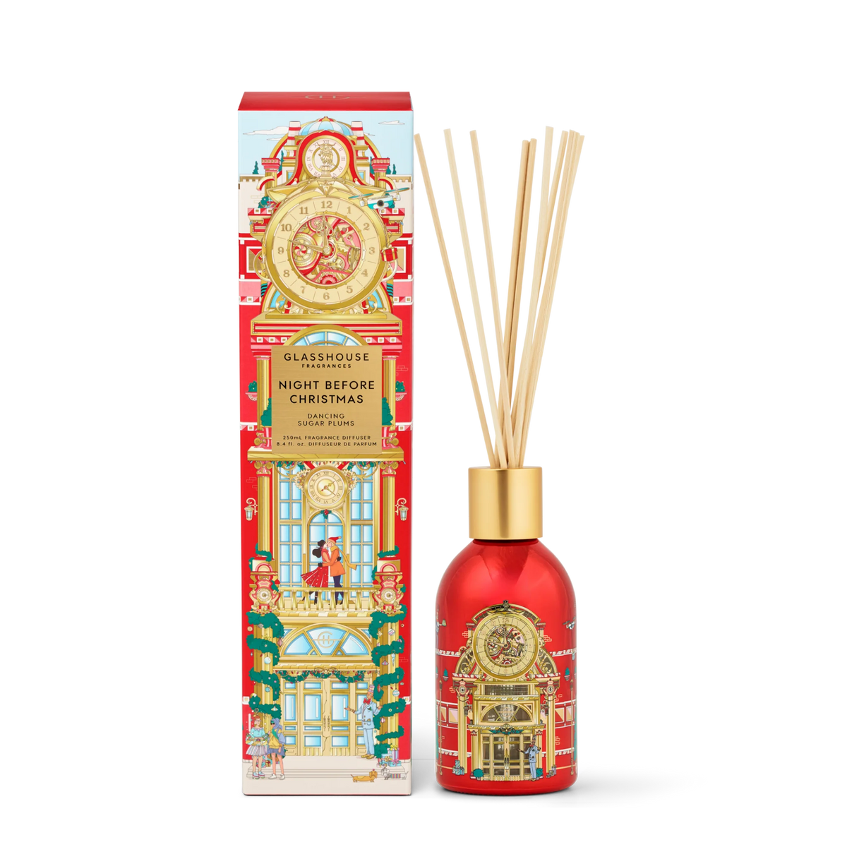 Glasshouse Fragrances Night Before Christmas 250mL Fragrance Diffuser