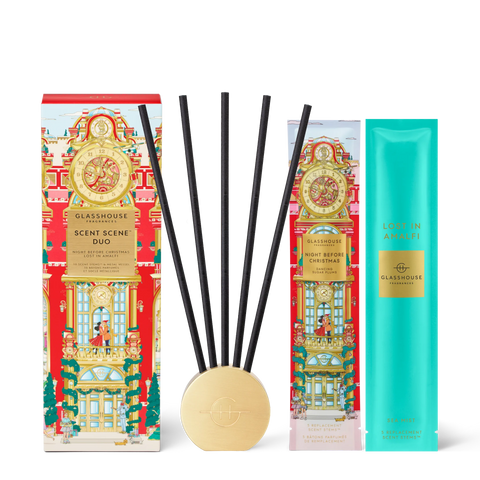 GlassHouse Fragrances Christmas Scent Scene Duo Set