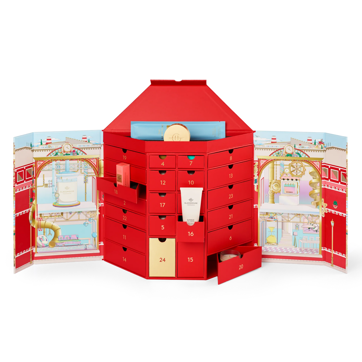 GlassHouse Fragrances 24 Days of Christmas Advent Calendar - Limited Edition