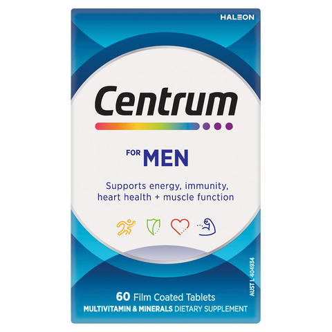 Centrum For Men 60 Film Coated Tablets