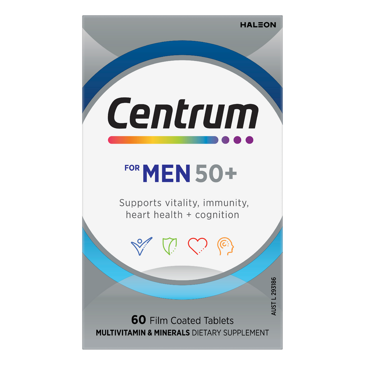 Centrum for Men 50+ 60 Tablets