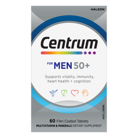 Centrum for Men 50+ 60 Tablets