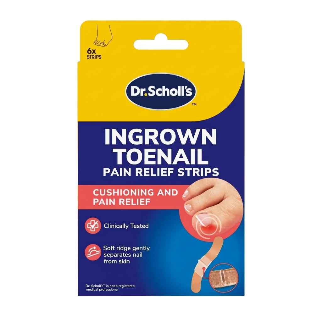 Dr.Scholl's Ingrown Toenail Pain Relief Strips 6 Packs