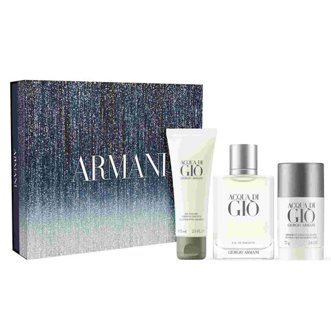 Giorgio Armani Aqua di Gio Eau De Toilette 100mL 3 Piece Set