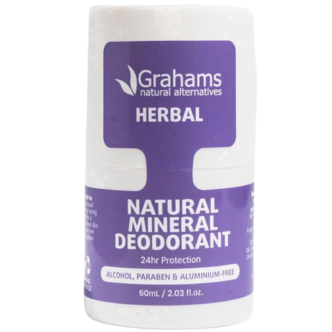 Grahams Natural Mineral Deodorant 24Hr Protection 60mL