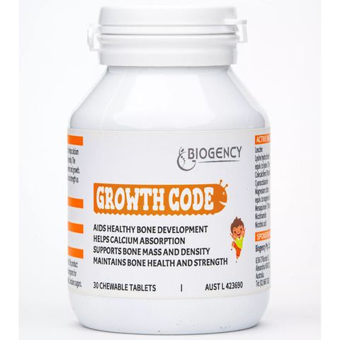 Biogency Growth Code 30 Chewable Tablets
