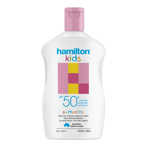 Hamilton Kids Sunscreen SPF 50+ Lotion 250mL