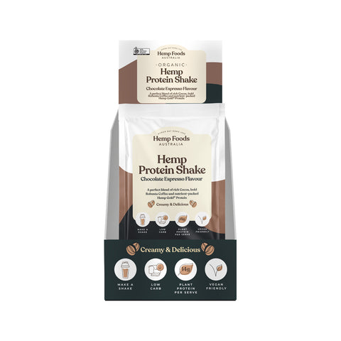 Hemp Foods Australia Organic Hemp Protein Shake 7 x 35g Sachet