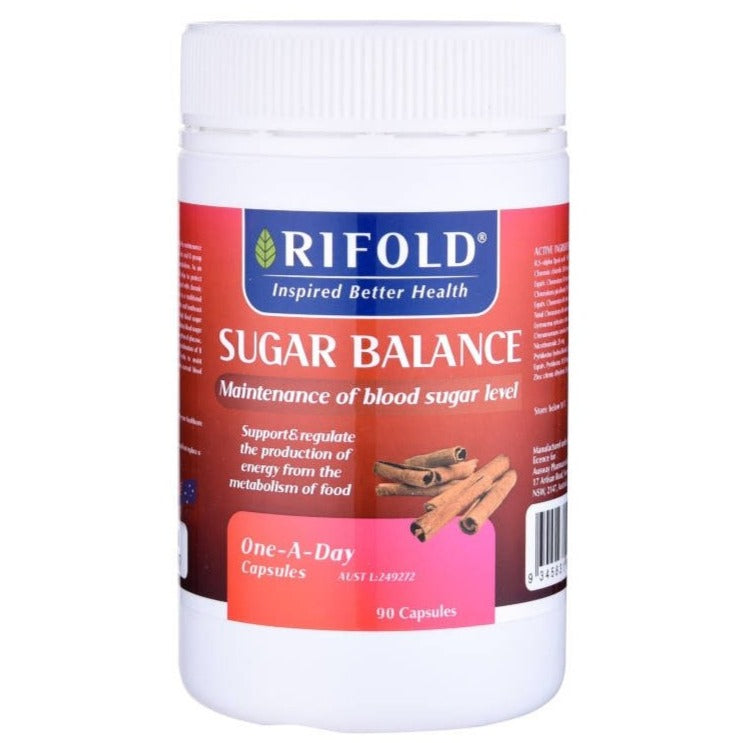 Rifold Sugar Balance 90 Capsules (Expiry 11/2024 )