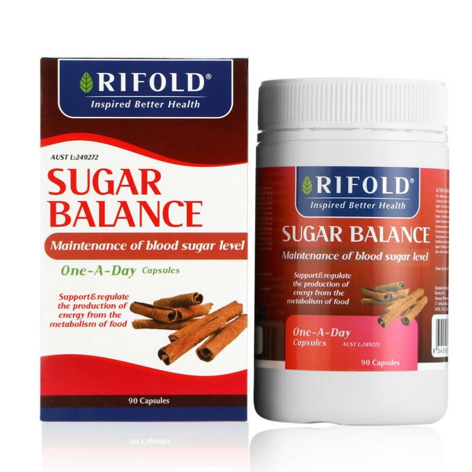 Rifold Sugar Balance 90 Capsules (Expiry 11/2024 )