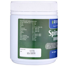 Load image into Gallery viewer, Rifold Spirulina 1000mg 300 Tablets (Expiry 09/2024)