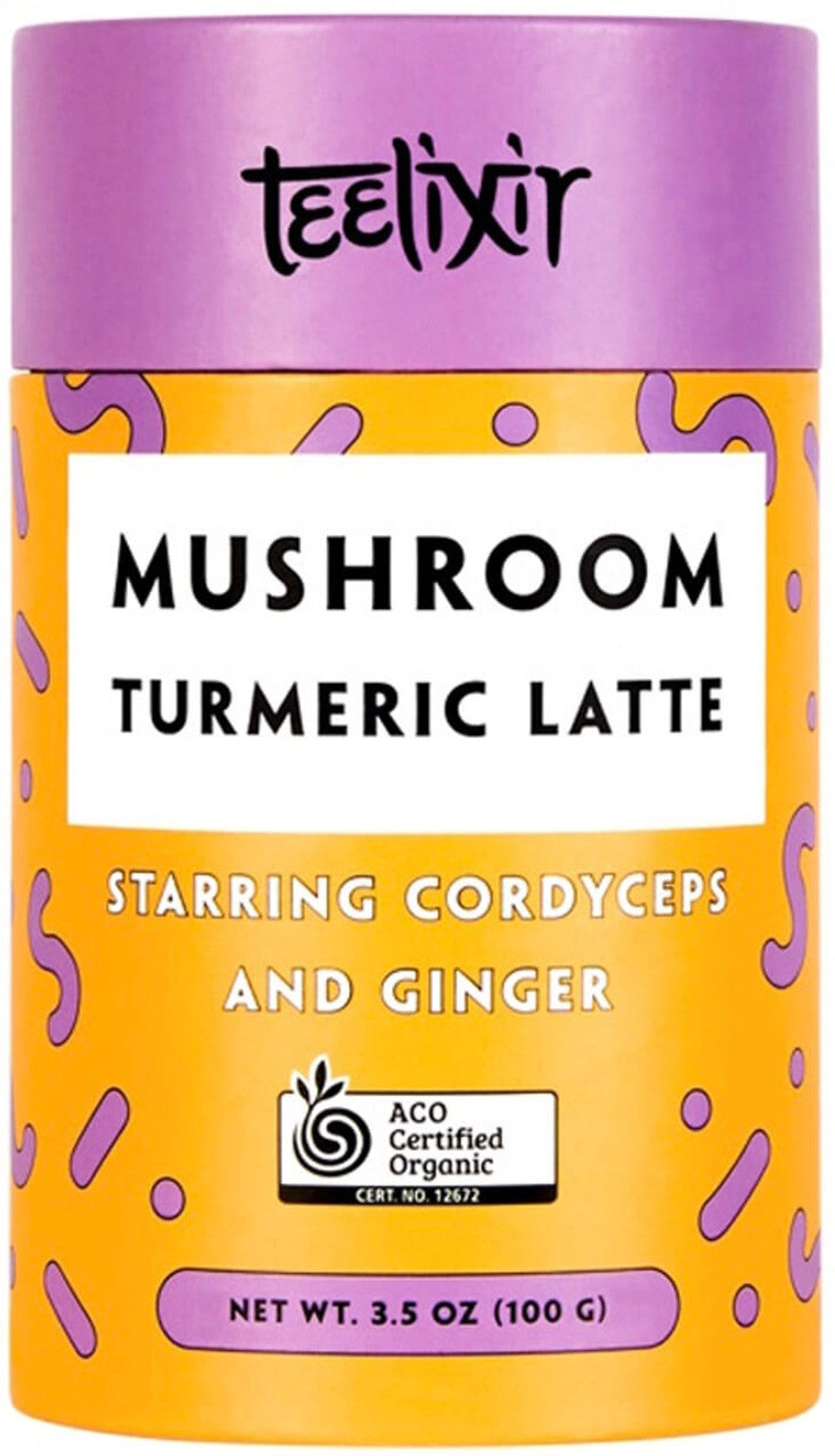 Teelixir Organic Mushroom Turmeric Latte 100g