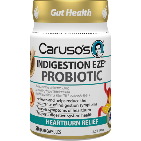 Caruso's Indigestion Eze Probiotic 50 Capsules