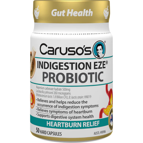 Caruso's Indigestion Eze Probiotic 50 Capsules
