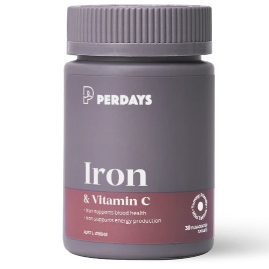 PerDays Iron & Vitamin C 30 Tablets