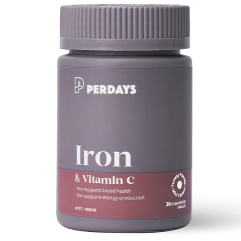 PerDays Iron & Vitamin C 30 Tablets