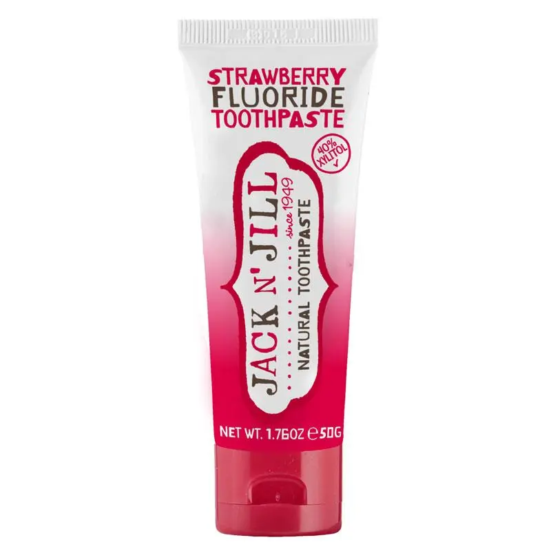 Jack N' Jill Natural Toothpaste Strawberry Fluoride 50g
